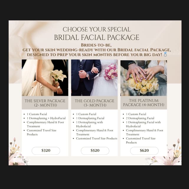 💍 3-Month Bridal Gold Package ✨ at Karina’s Beauty Spa, LLC in Springfield, VA